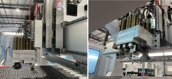 Automatic Tool Change Aggregated Nesting