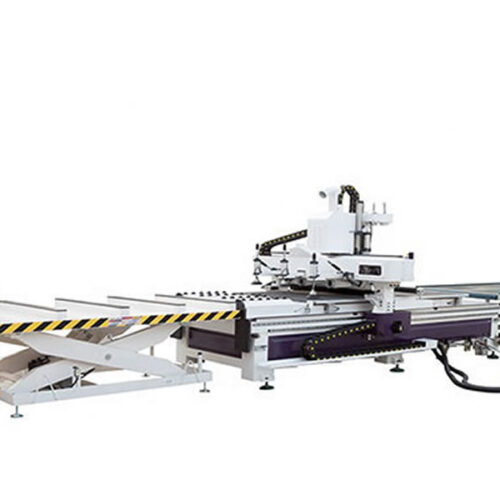 automatic loading unloading labelling nesting cnc router